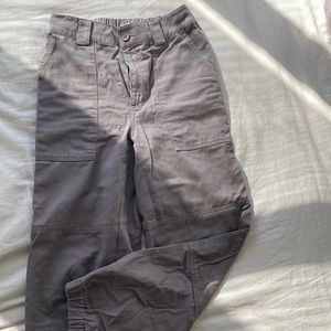 Aritzia Cargo Pants, taupe/brown, TNA brand, cuffed bottom